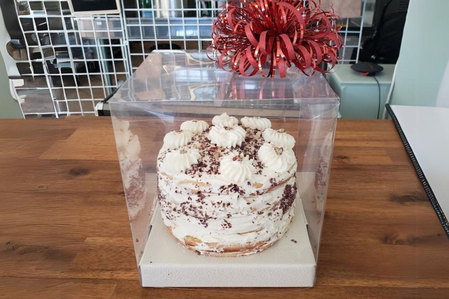 Keto Buttercream Pecan Bliss Chaffle Cake