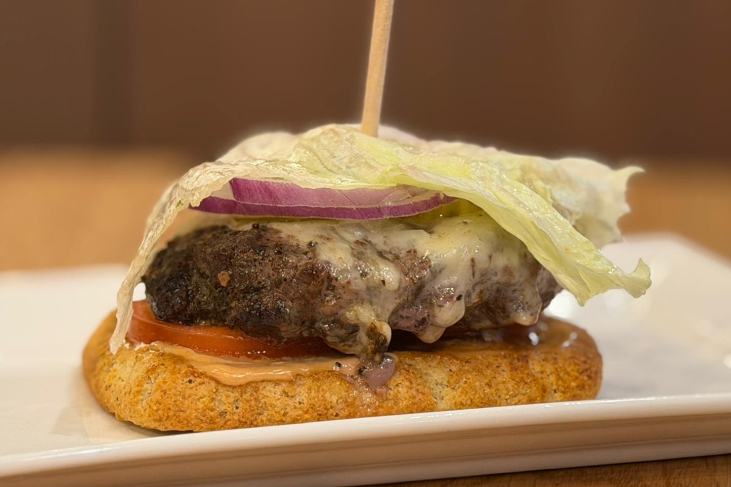 Grass-Fed Keto Cheeseburger
