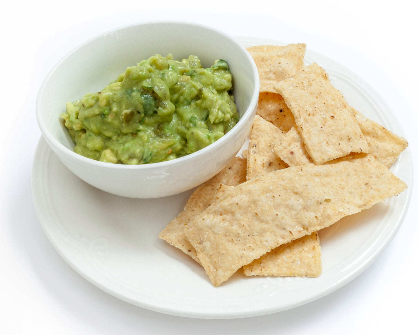 Parmesan chips & guacamole