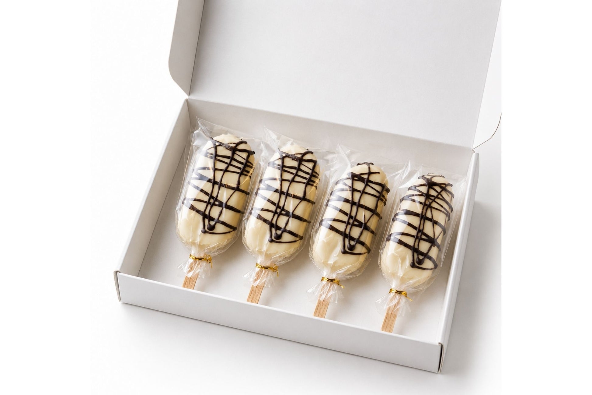Keto Vanilla Ice Cream Bars, pack of 4, pickup or local delivery from Ketodelia