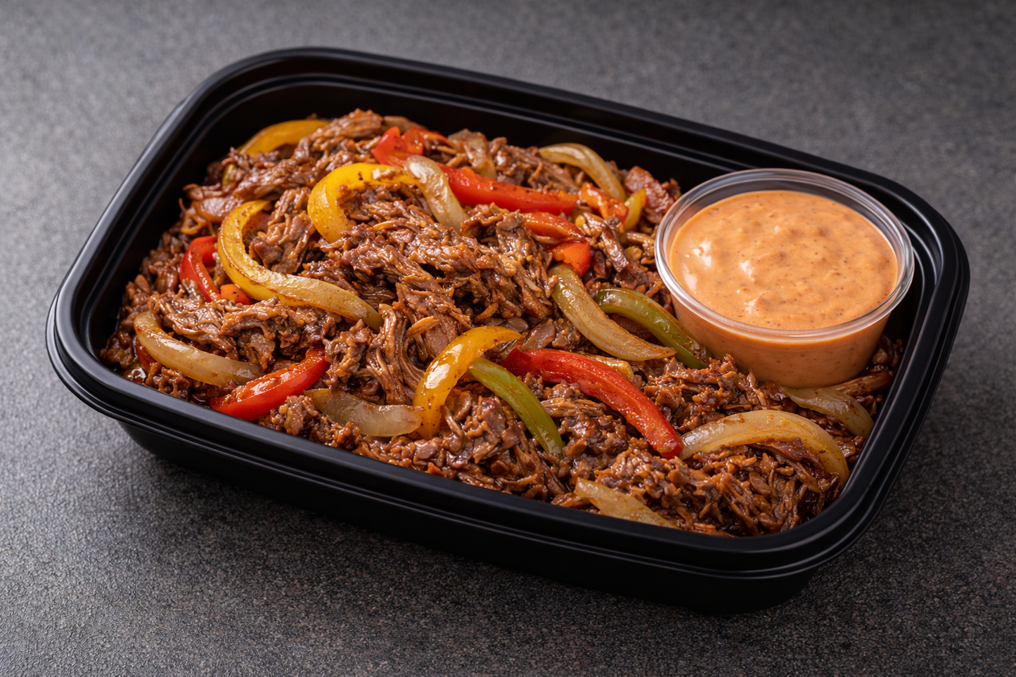 Spanish Braised Beef with Peppers & Onions