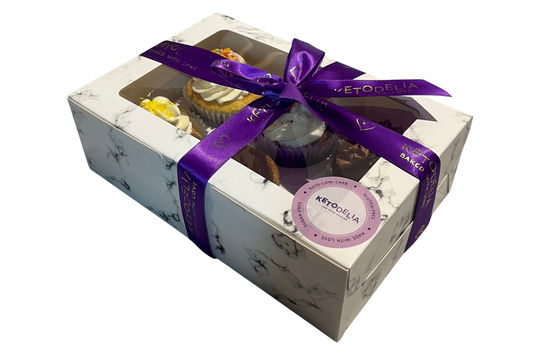 Assorted Keto Cupcakes Gift Box