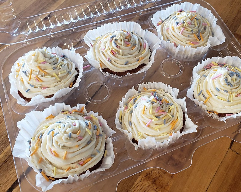 Keto Vanilla Cupcakes (Nut-Free)